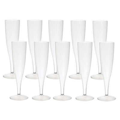 Duni Champagner Glasskristallo Plastik 10 Stücke