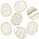 Duni Duni-Servietten goldene Eier 3-Laags 33x33 cm
