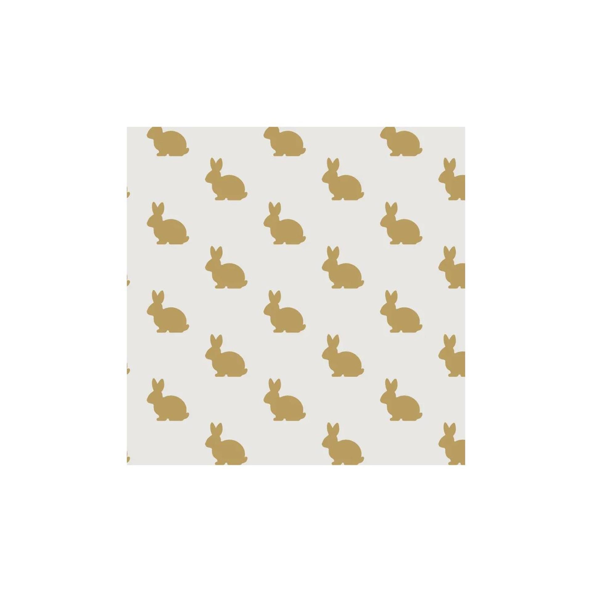 Duni Servietten goldener Hase 24cm