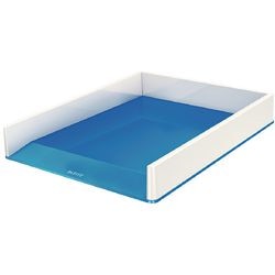 Briefablage Leitz Wow Polystyrol 267x336x49mm A4 blau