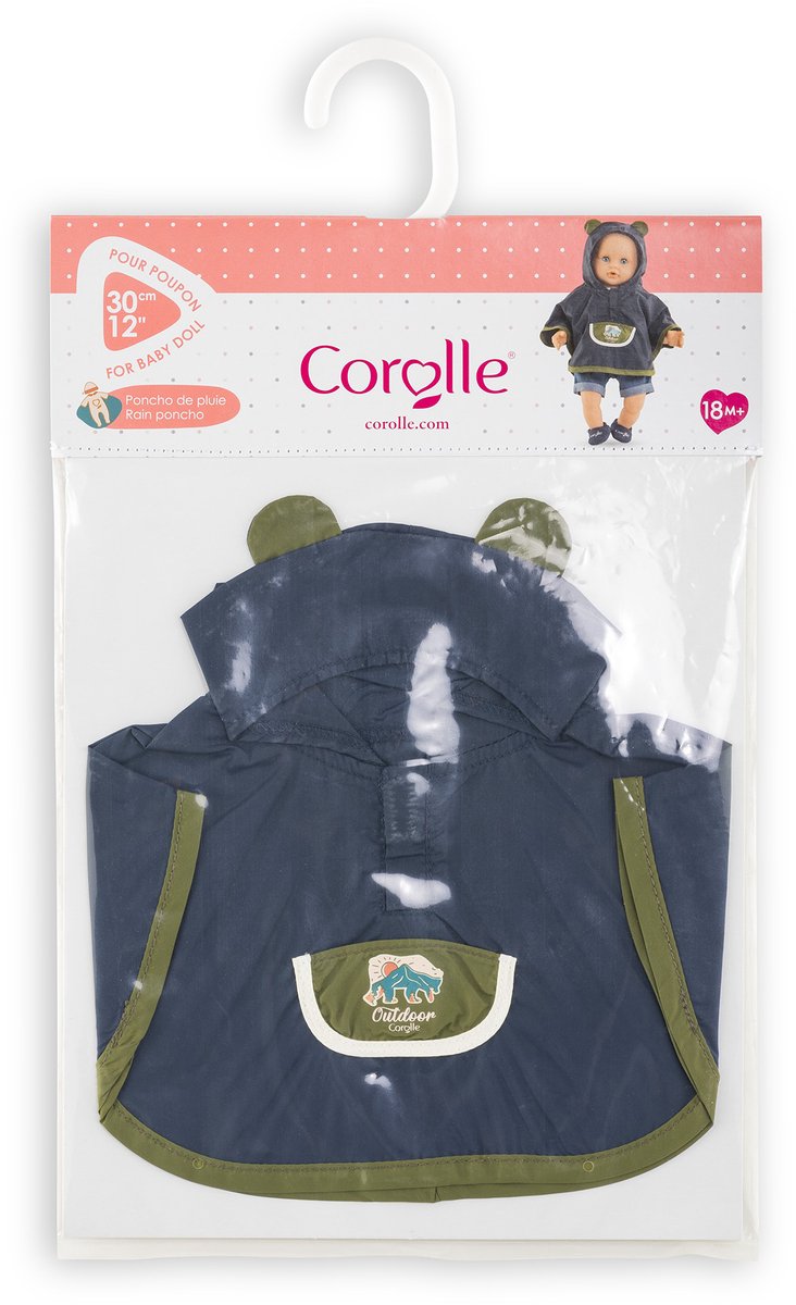 Corolle Regenponcho kleiner Entdecker – 30 cm