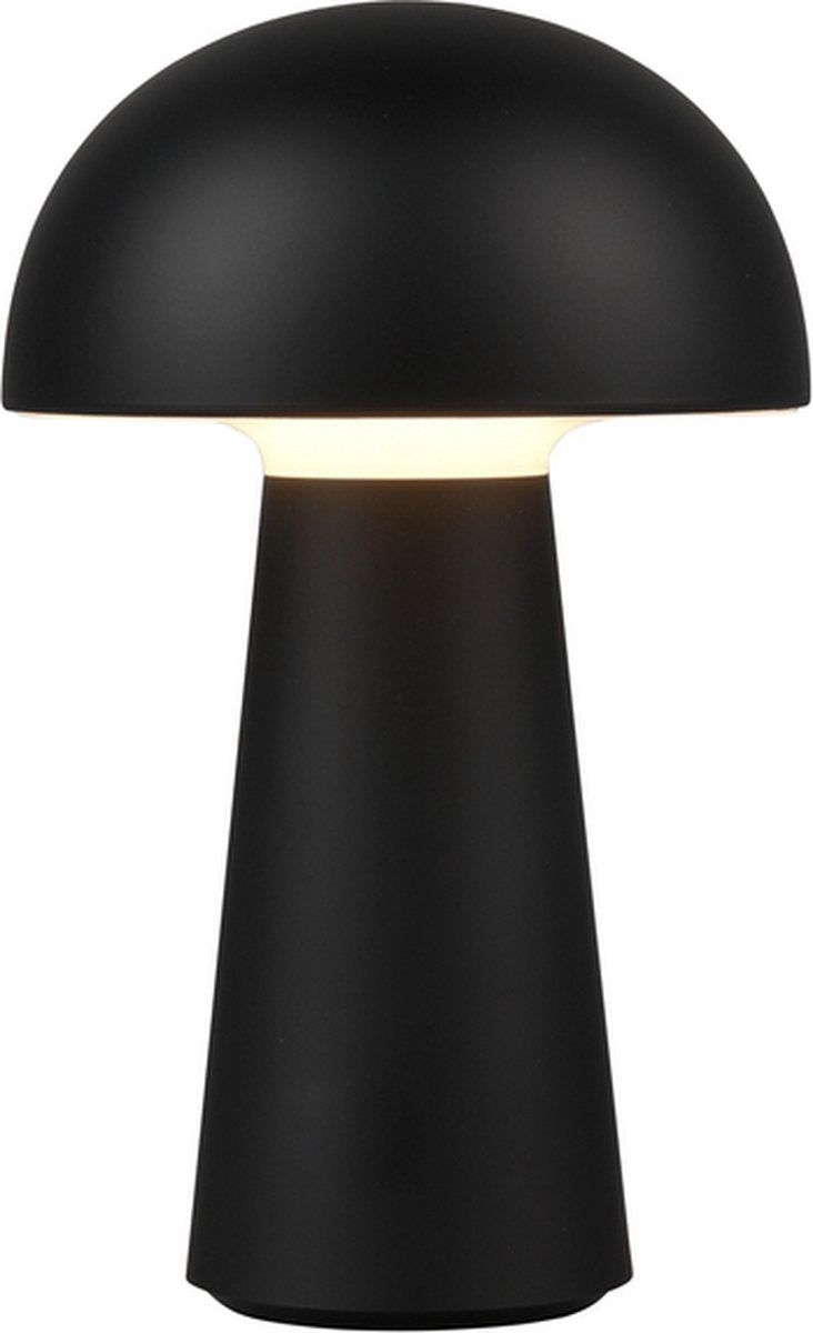 Rl Live Your Light Reality Lennon - Tischleuchte - Schwarz - inkl. 1x SMD 2W - wiederaufladbar - Außenlampe - dimmbar - Außenbeleuchtung - IP44