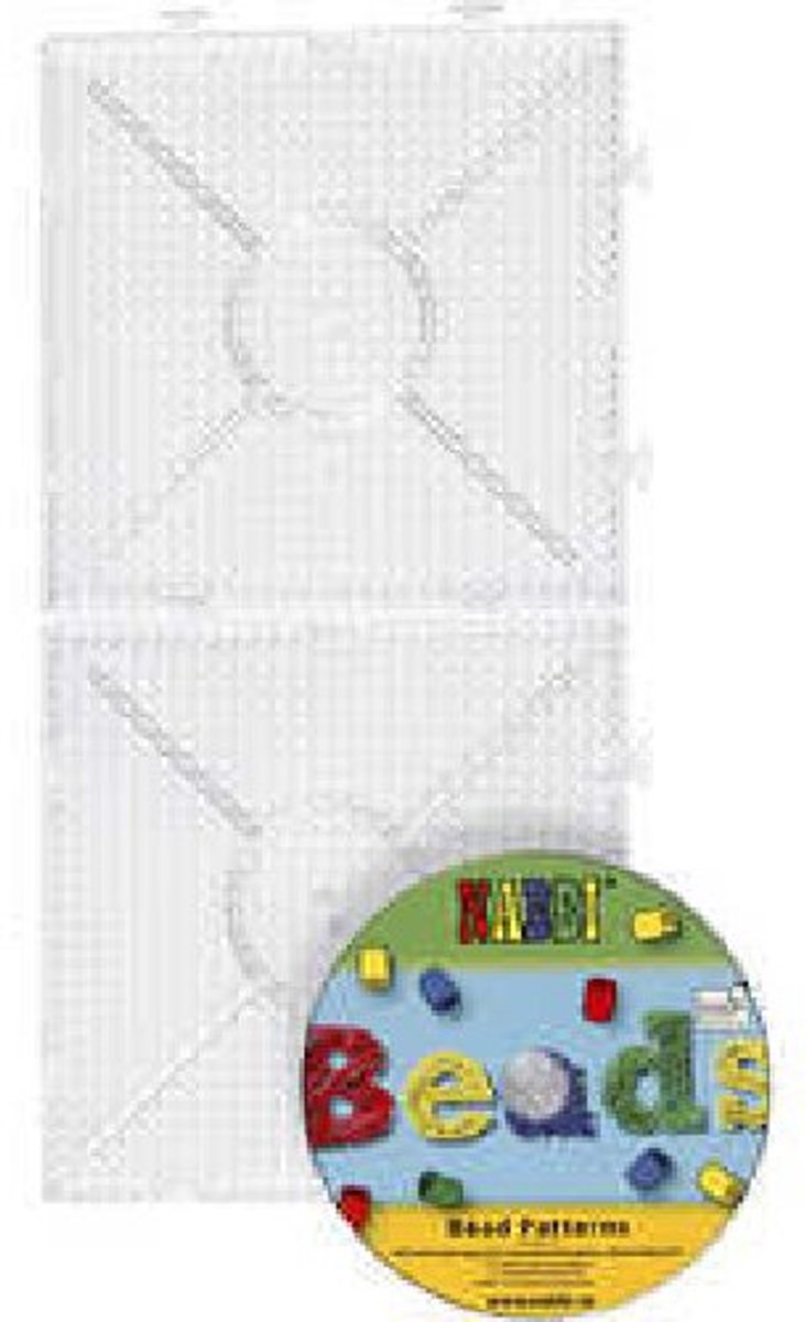 Creativ Company String Perlenzeichen Clear Square 15x15cm, 2st.