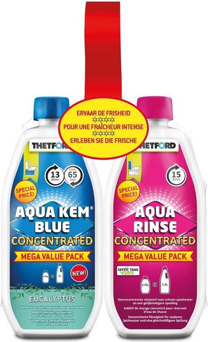 Thetford Duopack – konzentriert – Aqua Kem Blue – Aqua Rinse