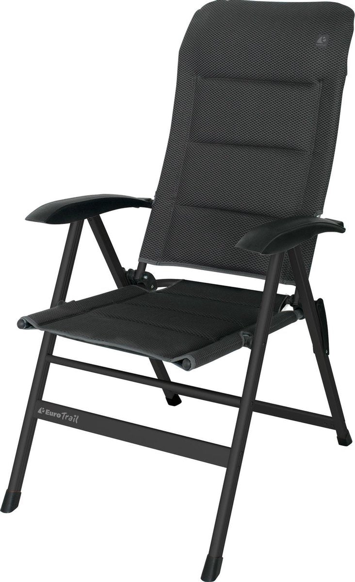 Eurotrail Campingstuhl Kendal 47 x 44 x 120 cm Polyester – Anthrazit