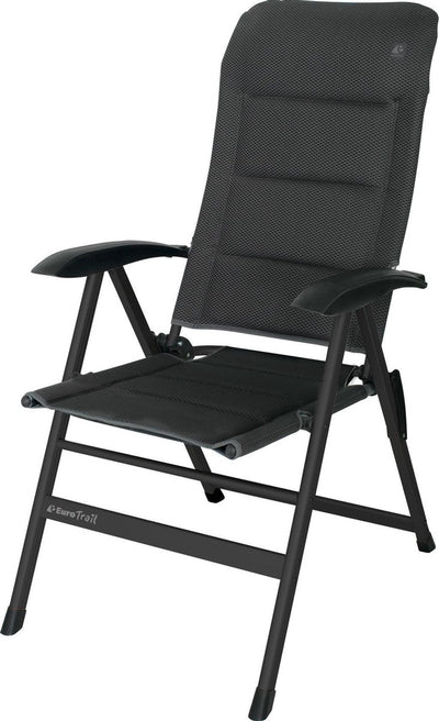Eurotrail Campingstuhl Kendal 47 x 44 x 120 cm Polyester – Anthrazit