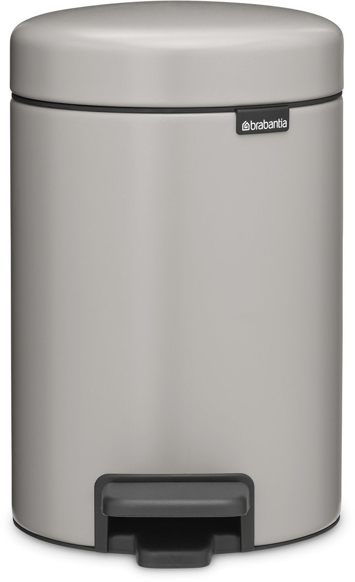 Brabantia Newicon Abfallbehälter – 3 Liter Badezimmer – weiches Grau