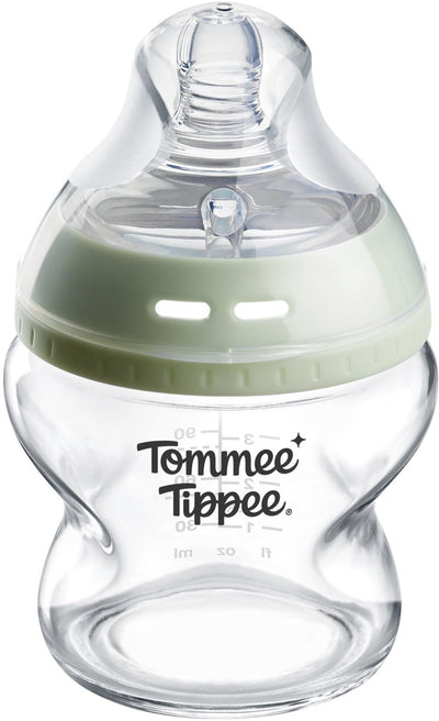 Tommee Tippee Glas-Natural-Start-Flasche – 1 x 150 ml Babyflasche – ab 0 Monaten