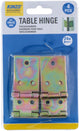 Kinzo Tischscharniere – 4er-Set – 100 x 32 mm – inklusive Schrauben – Möbelscharniere