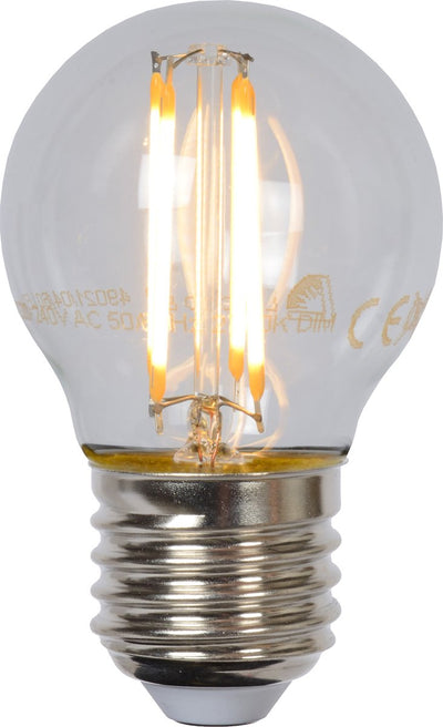 Lucide g45 - Filamentlampe - ø 4,5 cm - LED dimmbar - E27 - 1x4W 2700K - transparent