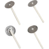 Dochte für Kerzen im Halter, passend für Halter mit einem Durchmesser von 20-65 mm, L: 3,5 cm, Dicke 2 mm, 100 Stück 1 Box