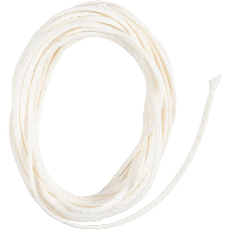 Creativ Company Docht für Stearin, geeignet für gegossene Kerzen mit einem Durchmesser von 50-70 mm, 100 gr, 3 m 1 Box