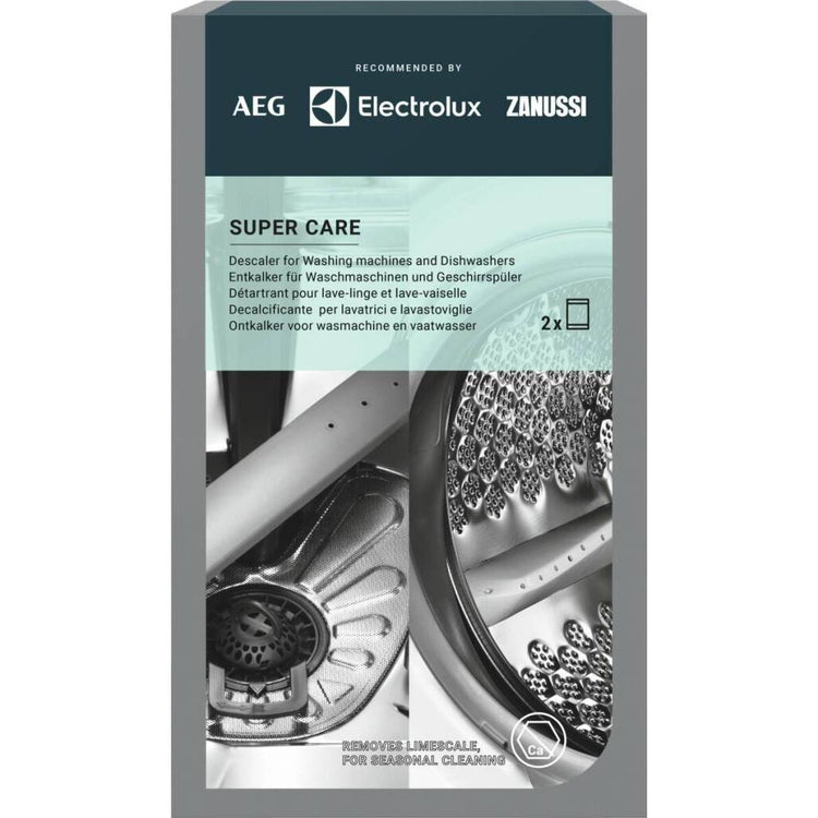 AEG M2GCP100 Super Care Entkalker für Waschmaschine und Geschirrspüler, 2 Beutel