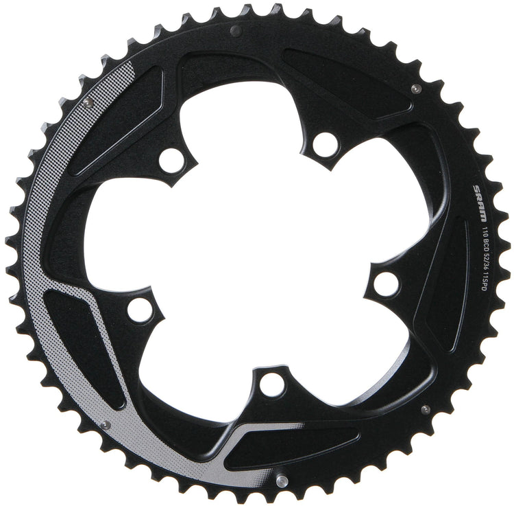 SRAM Kettenring Roaddoub. 52t sil.