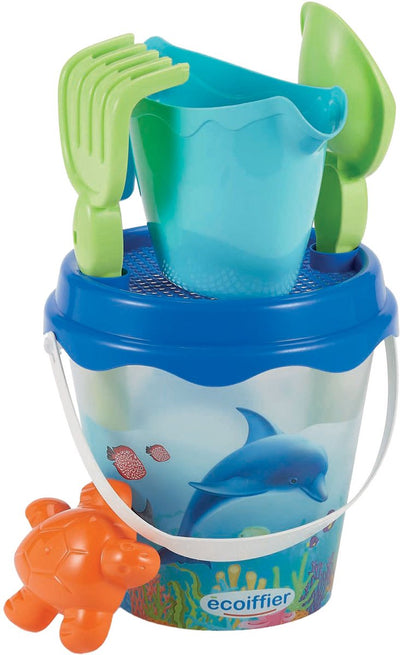 Ecoiffier Bucket Set Delphin mit Zubehör, 6dlg.