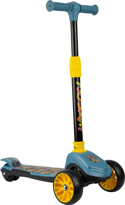Nijdam Fat-Wheel Tri-Scooter – Boulevard Ranger – Blau Schwarz