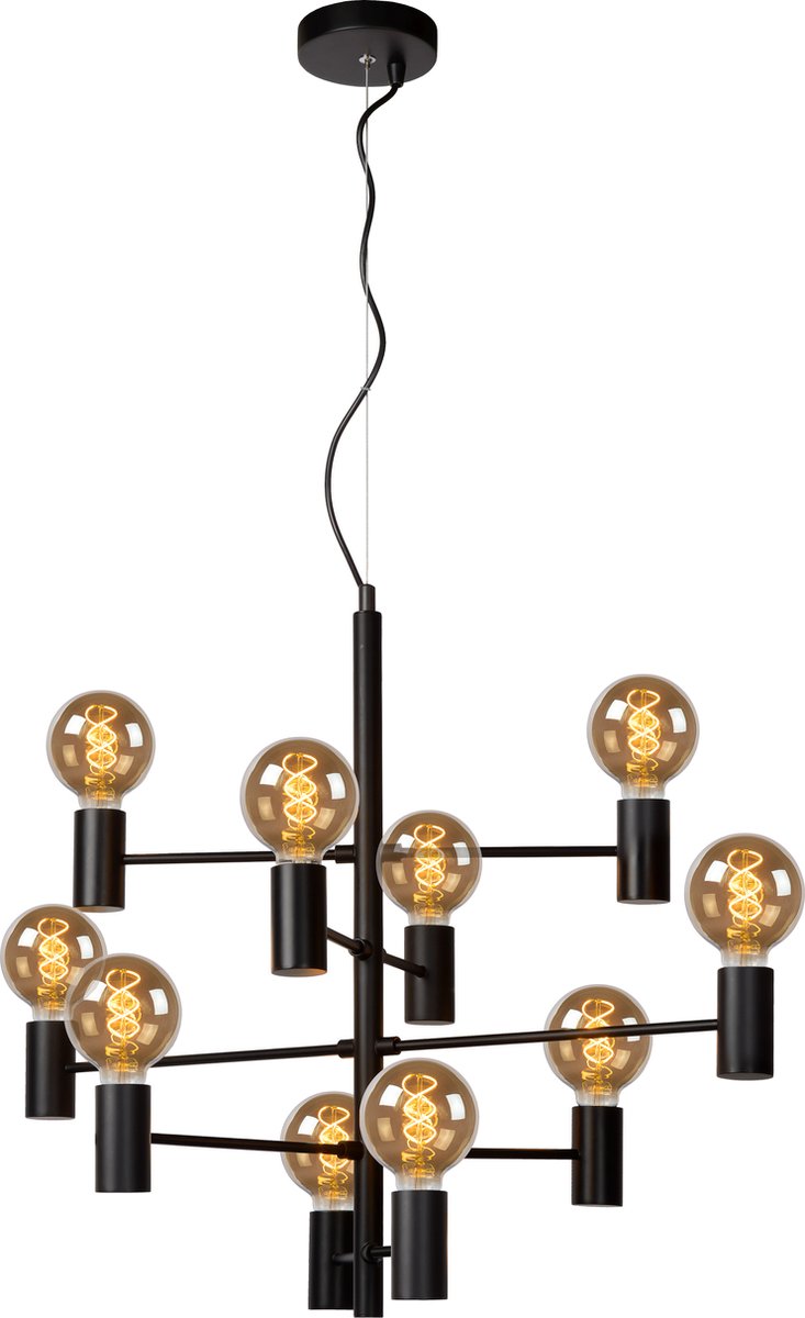 Lucide Leanne - Hängelampe - ø 65 cm - 10xe27 - schwarz