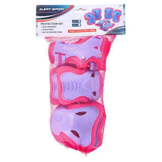 Alarm Sport Skate Protective Set Kinder 3 -Stück (Größe S) Pink