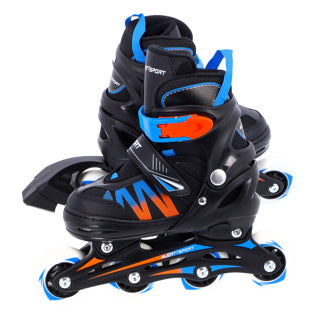 Alarm-Alarm-Inline-Skates Größe 35-38 Schwarzblau Orange