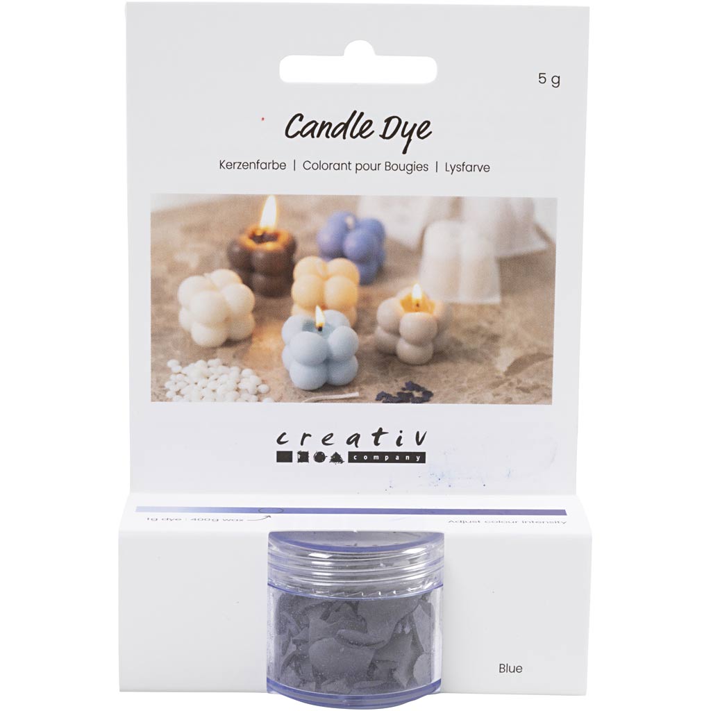 Creativ Company Kerzenfarbe, blau, 5 gr 1 Box