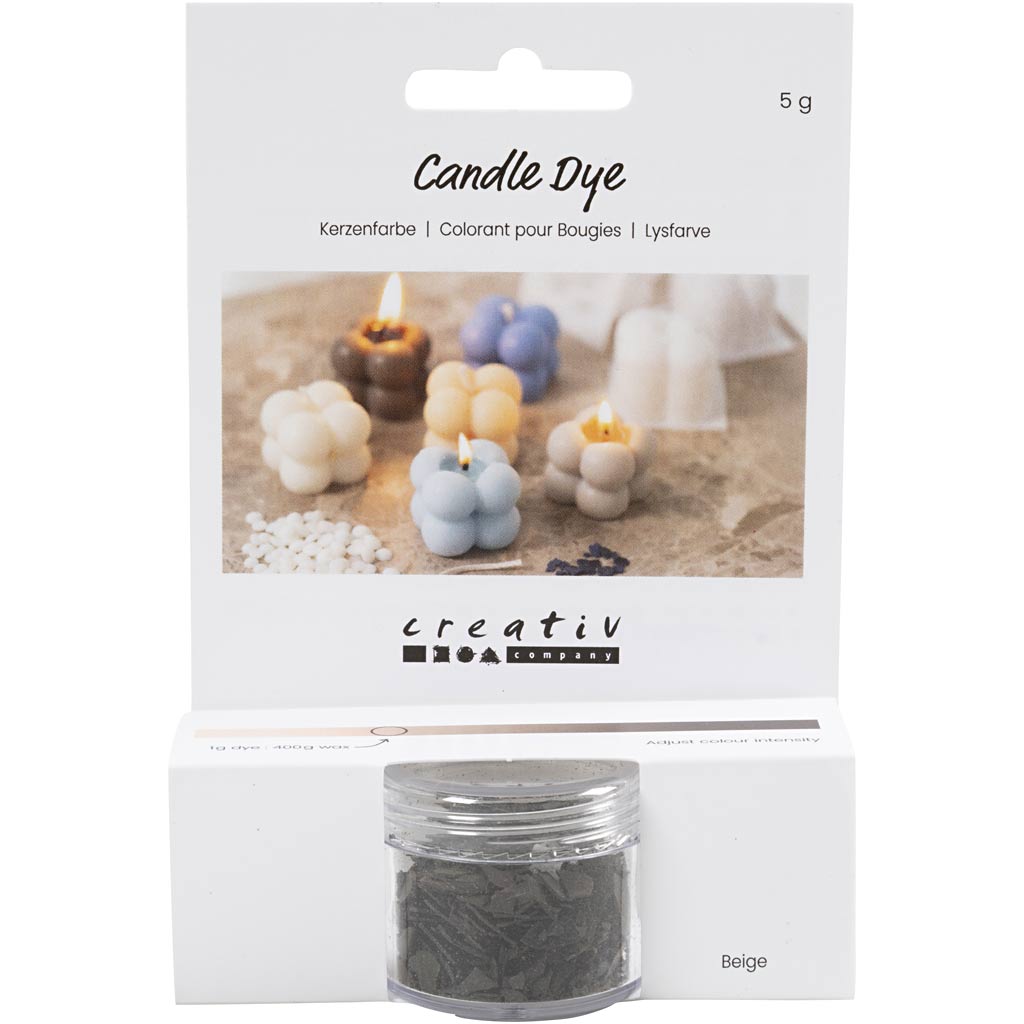 Creativ Company Kerzenfarbe, Beige, 5 gr 1 Box