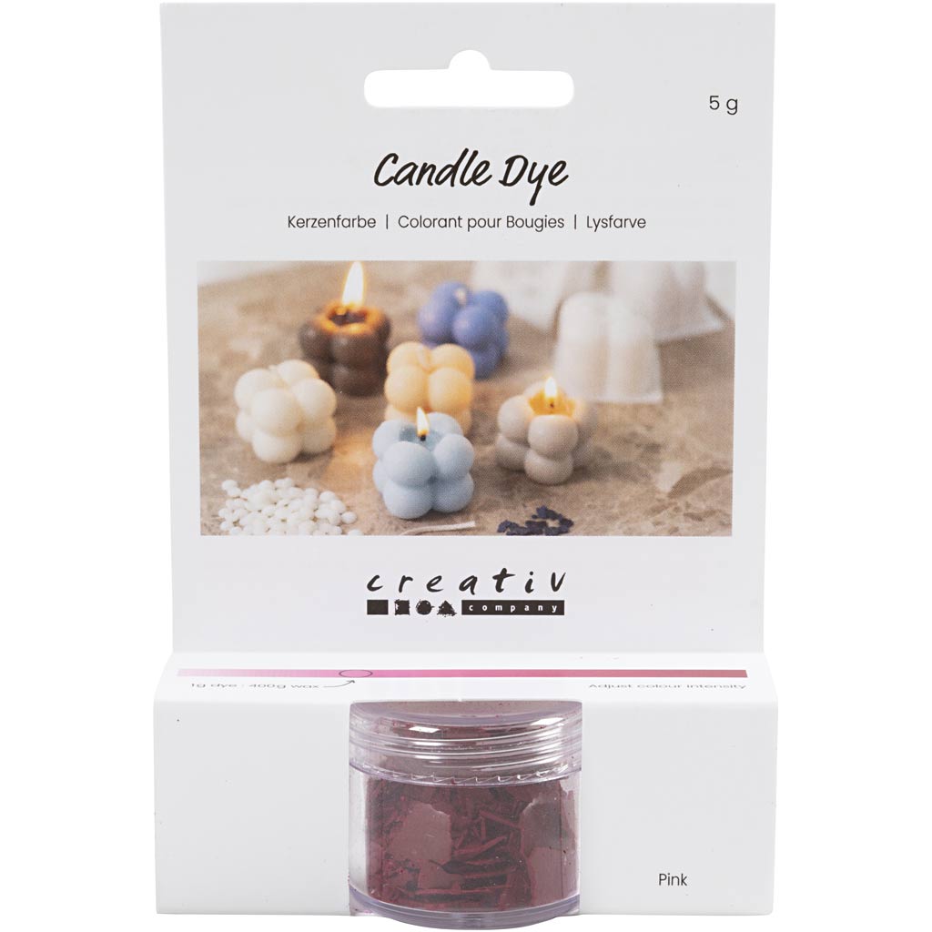 Creativ Company Kerzenfarbe, rosa, 5 gr 1 Box