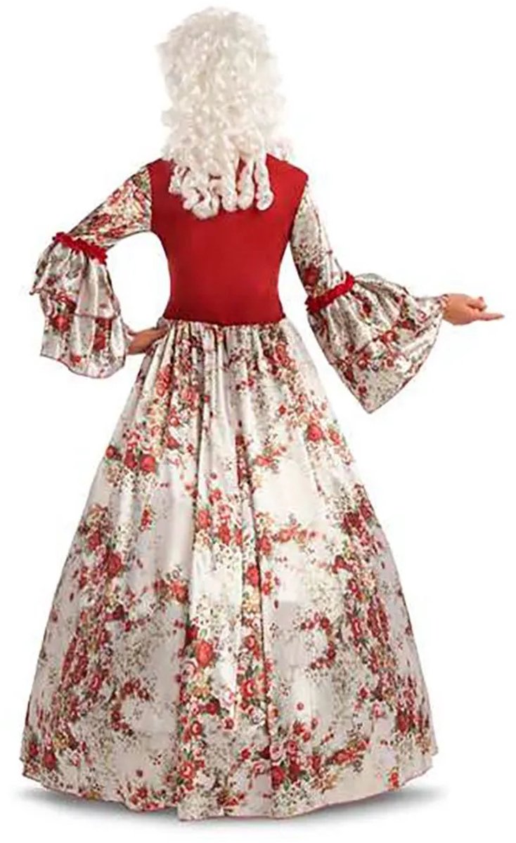 Living Costumes Juinsa – Barockes Prinzessinnenkostüm mit Blumen für Damen – XL
