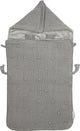 Meyco Babyknoten-Fußsack – grau – 40 x 82 cm