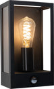Eglo Alamonte Außenwandleuchte - E27 - 29,5 cm - Schwarz - Sensor - IP44