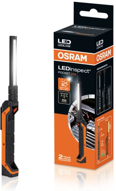 Osram Automotive Ledil408 Ledinspect Pocket200 Arbeitsleuchte LED funktioniert mit Batterie, funktioniert mit USB 200 lm