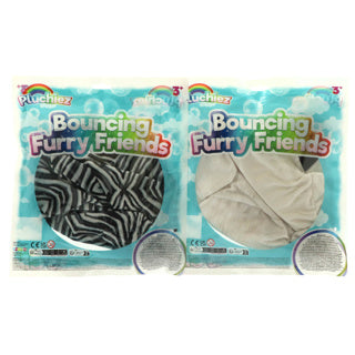 Pluchiez hüpfte pelzige wilde Tiere 23 cm Assorti Panda Zebra Tiger