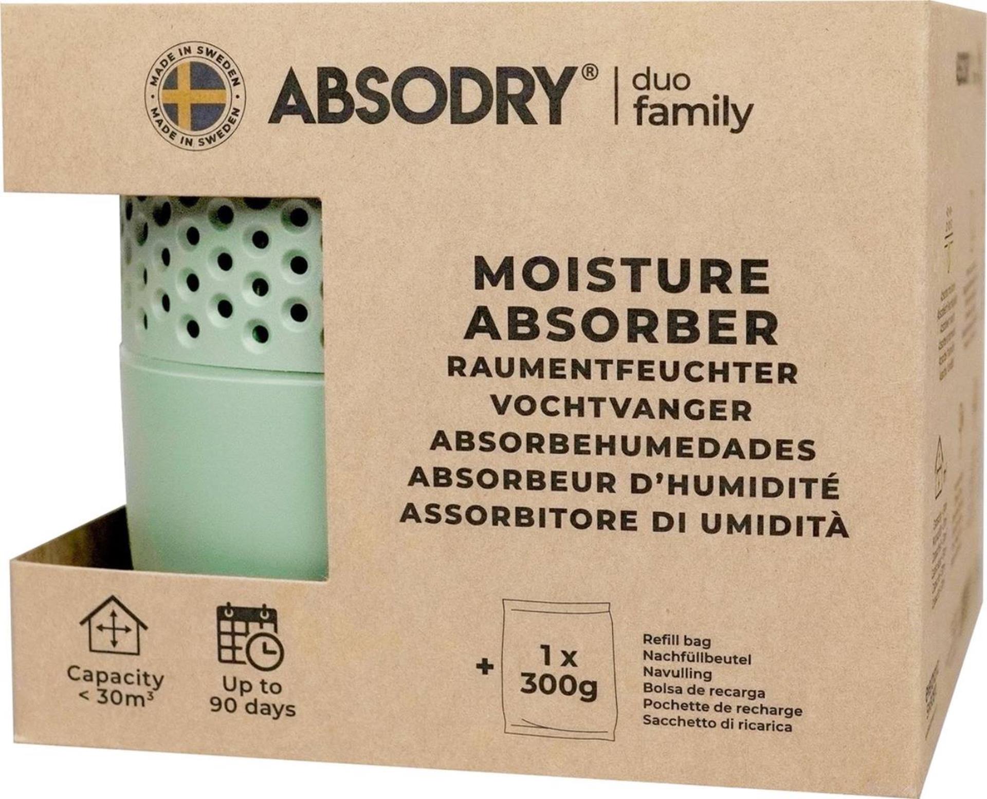 Absodry Duo Family Bag Serie 3 grün