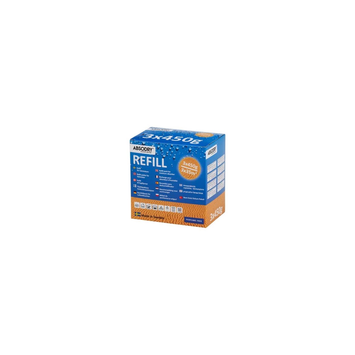Absodry klassische Nachfüllung 3x450gr