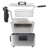 Emerio df-120482 Fritteuse 3l 2000w Edelstahl schwarz