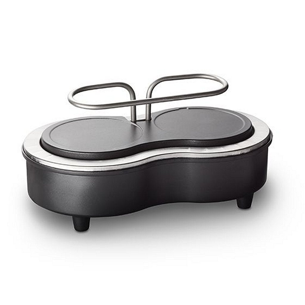 Emerio Emerio PO-122250 Pizzarette Duo + 2 Spatulas Terrakotta Schwarz