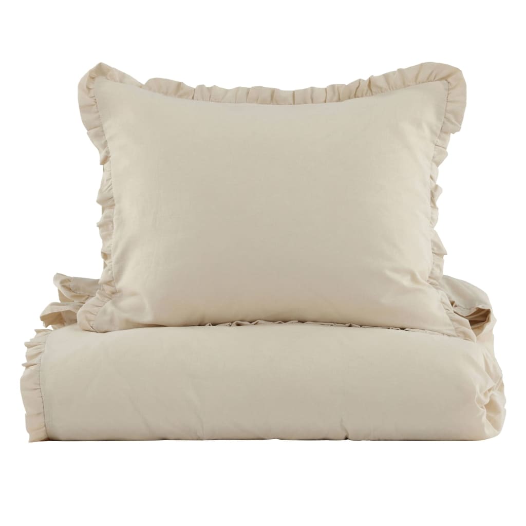 Venture Home Venture Home Duvet Cover Lias 200x150 cm Baumwoll Beige