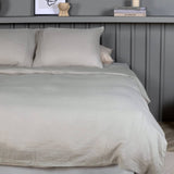 Venture Home Venture Home Duvet Cover Mila 220x240 cm Baumwolle hellgrau - afbeelding 1