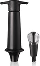 Vacuvin Vacu Vin Wine Saver Server – Vakuumpumpe mit Ausgießer und Weinverschluss – Wein lagern und tropffrei ausschenken – Schwarz