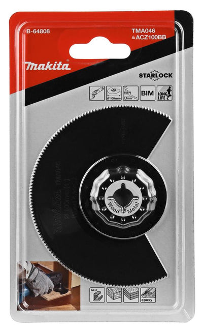 Makita Zubehör Segm.Sägeblatt. bim ht mit 100 mm – b-64808 – b-64808