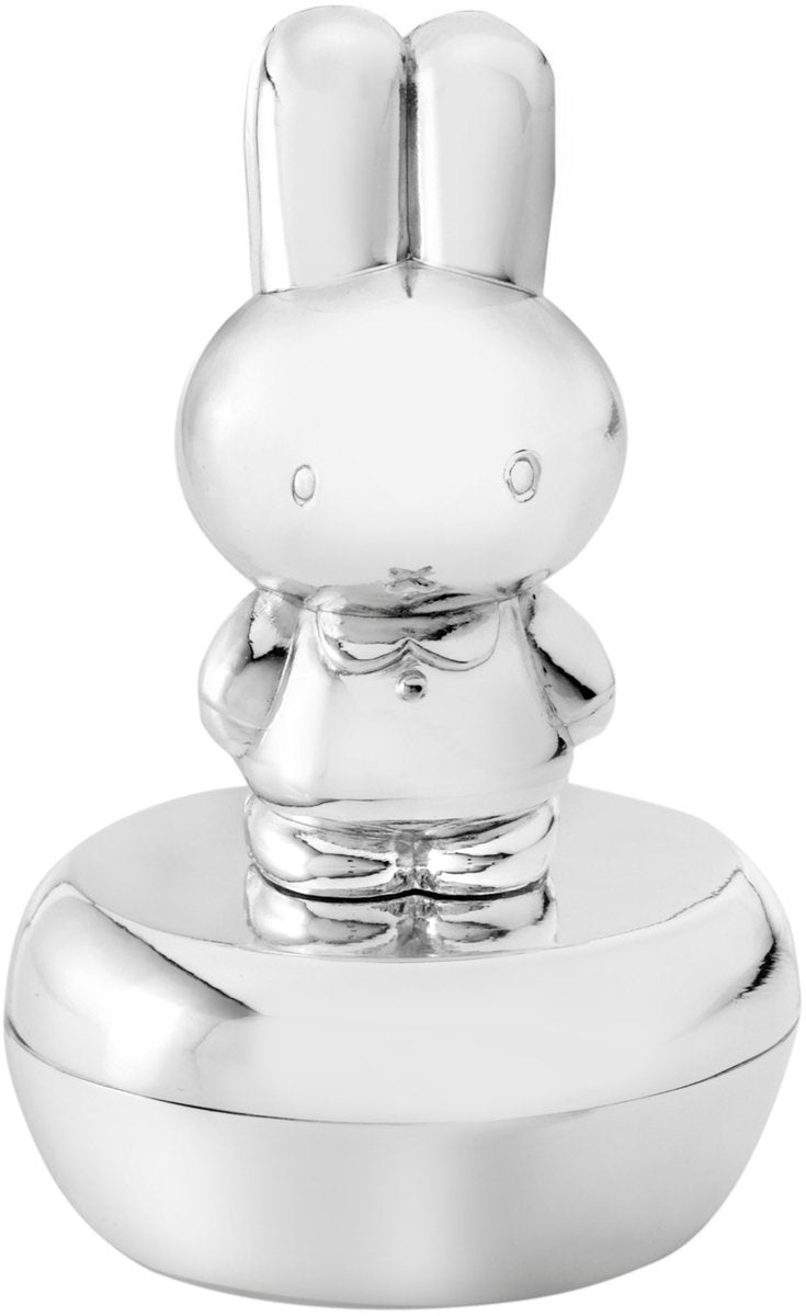 Zilverstad - Zahnbox Miffy silberfarben