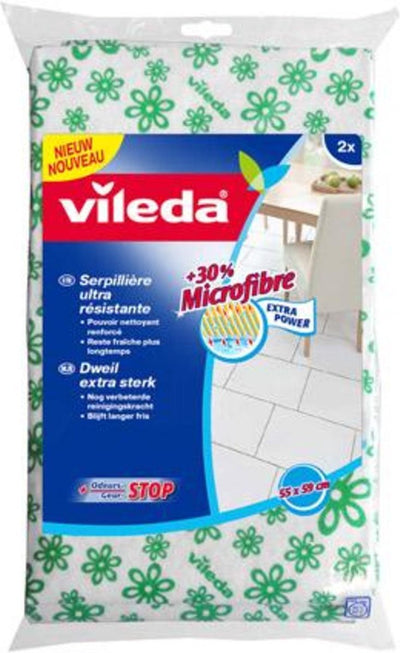 Vileda 1061461 – Original grüner Mopp, 2 Stück | 6 Stück