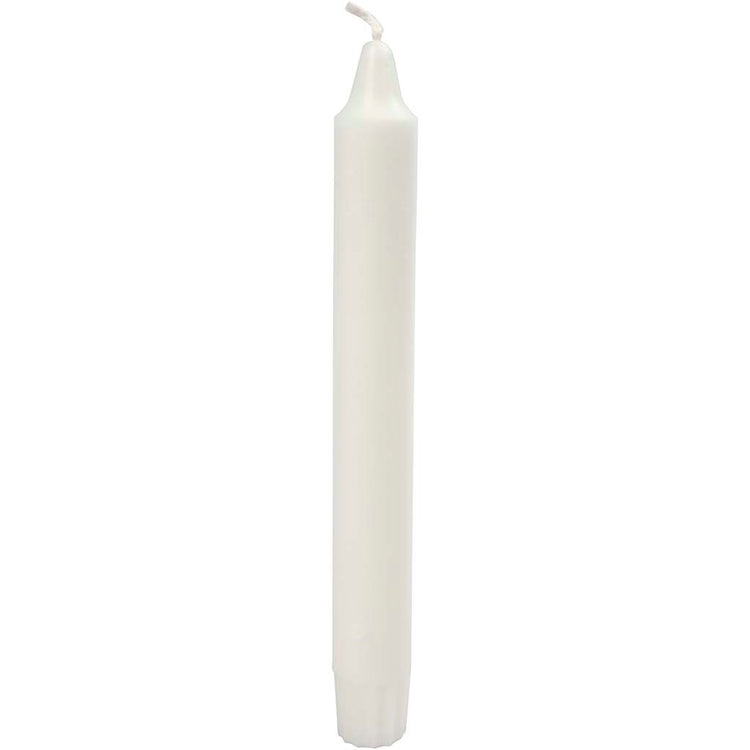 Creativ Company Candles, H: 20 cm, D 23 mm, weiß, 30 Stück 1 Box