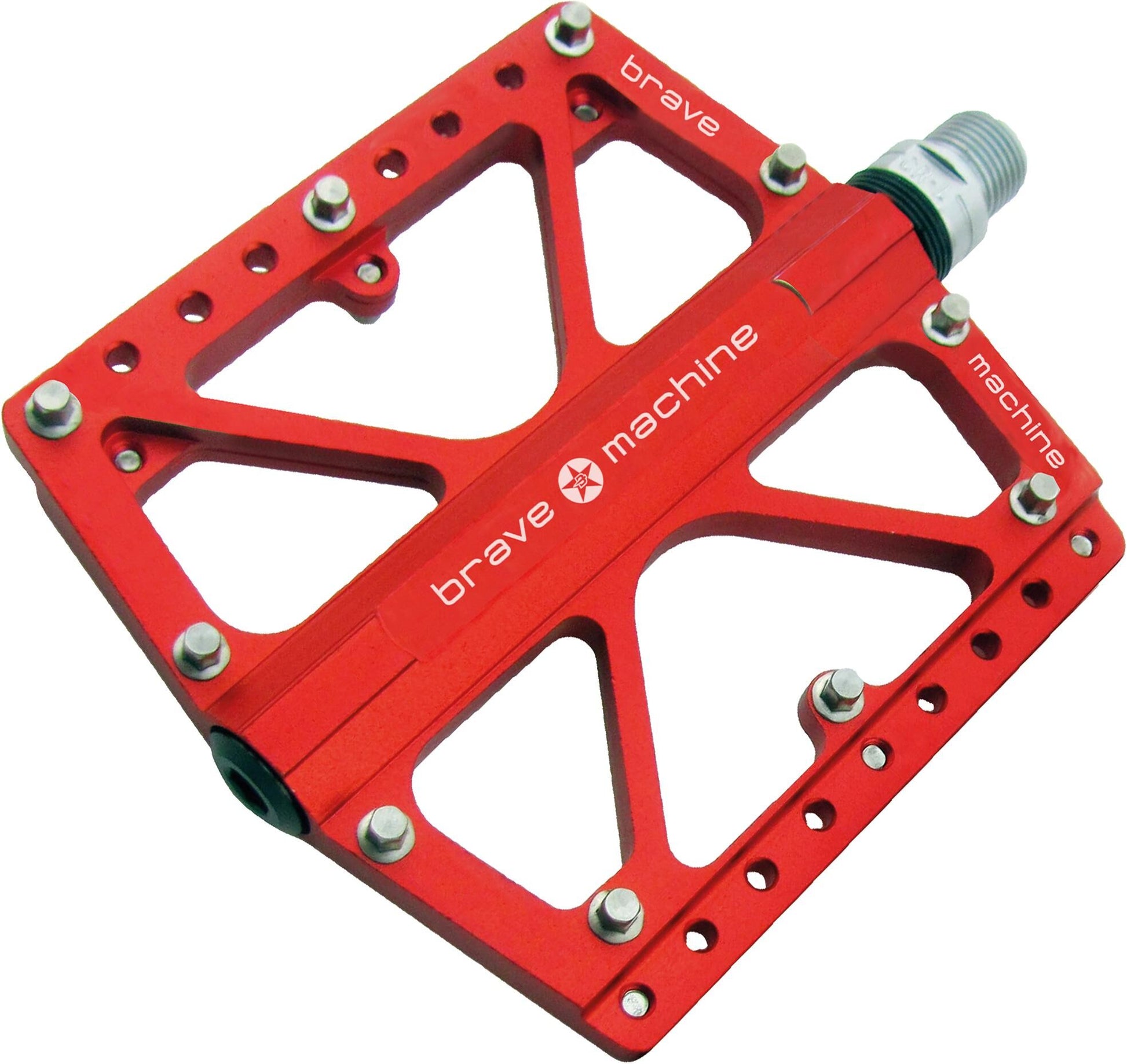 Mutige Plattform Pedal Freeride extrem rot