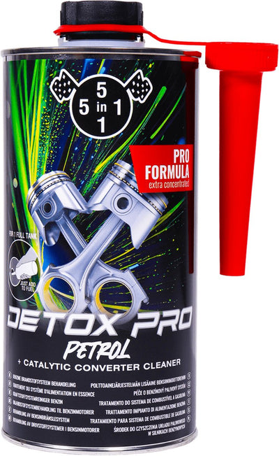 5in1 Petrol Detox Pro 1 Liter – Benzinreiniger und Schmiermittel