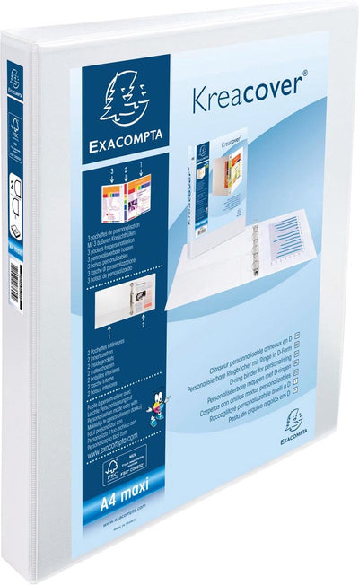 Präsentationsringbinder 2-Ring A4 42mm weiß