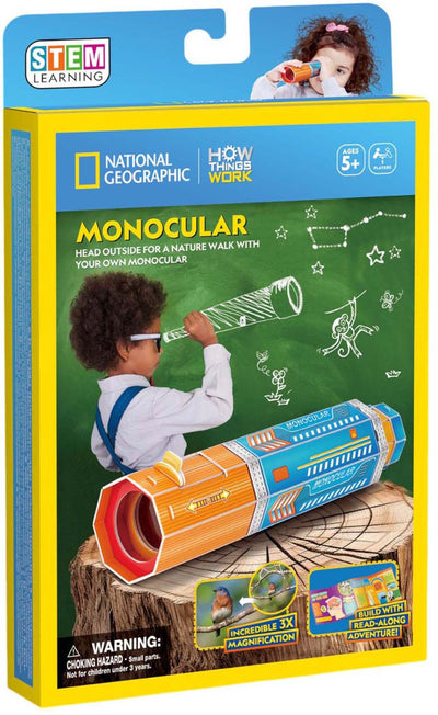 Kubikfun 3D -Puzzle National Geographische Sprachmonokular