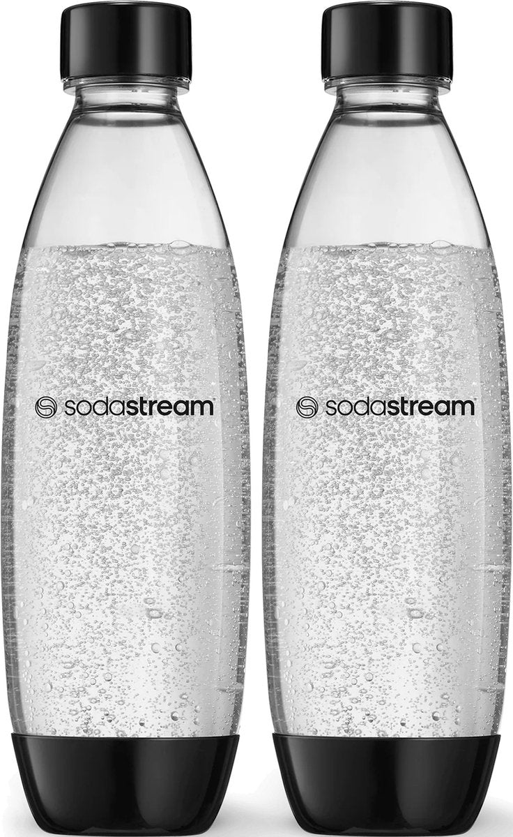 Sodastream spülmaschinenfeste Sicherungsflasche 1 l – 2er-Pack