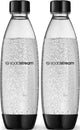 Sodastream spülmaschinenfeste Sicherungsflasche 1 l – 2er-Pack