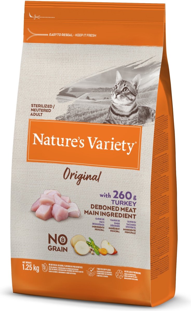 Nature Variety Original Sterilisierte Türkei ohne Getreide