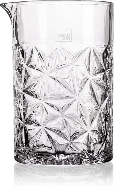 Vacuvin Vacu Vin Mixglas 650 ml – Cocktail-Mixglas – Edelstahl-Designdruck – für gerührte Cocktails